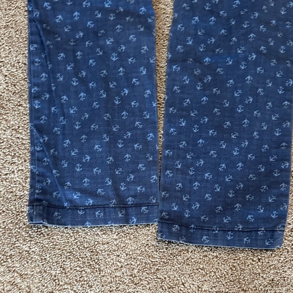 American Eagle Outfitters Blue nautical pants anchor 30/36 - Picture 6 of 7